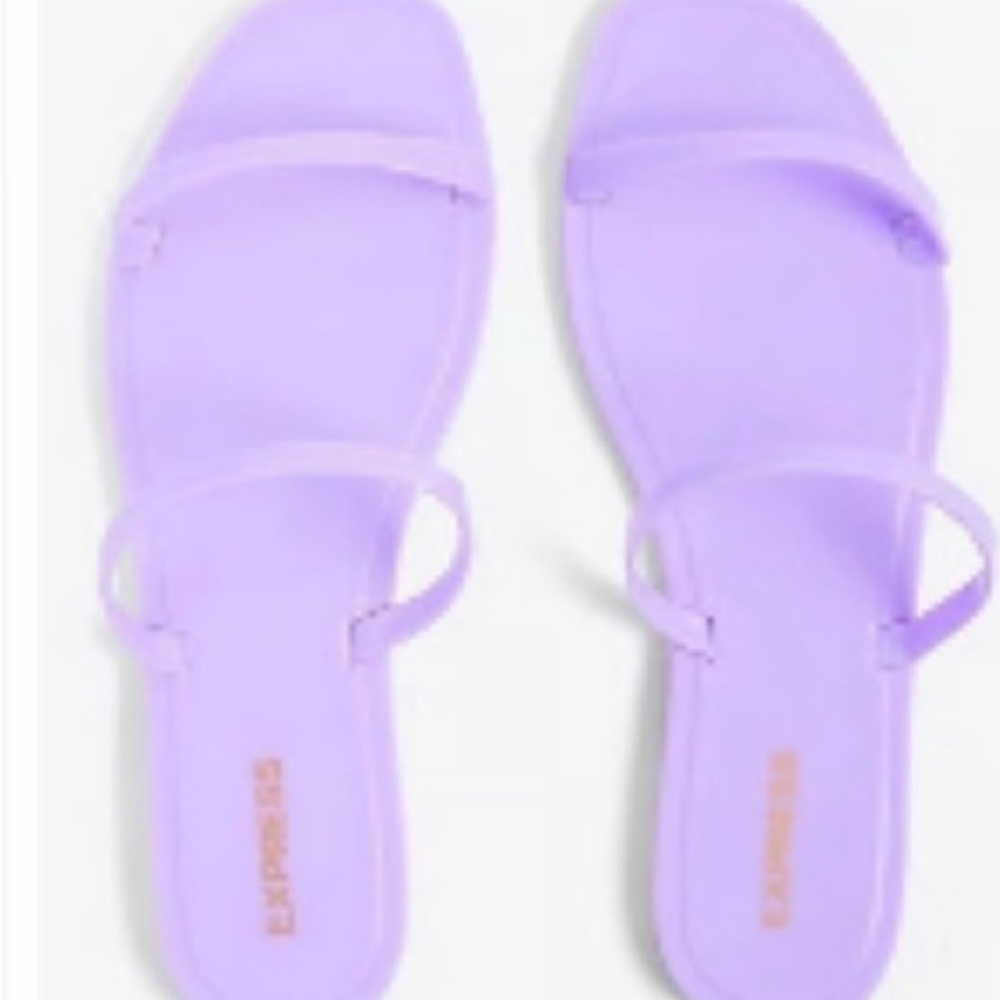 NWT Express light purple jelly sandals